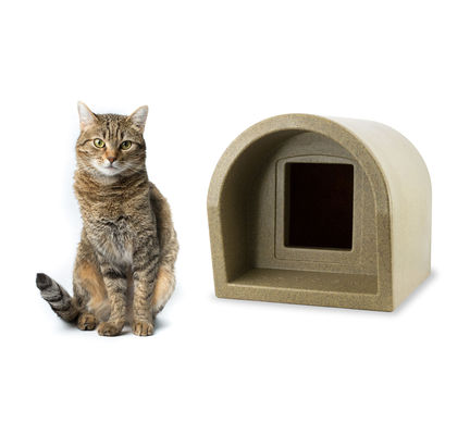 Mr Snugs KatDen Outdoor Cat Kennel - Sandstone Colour